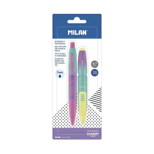 Blister com esferográfica + 1 lapiseira