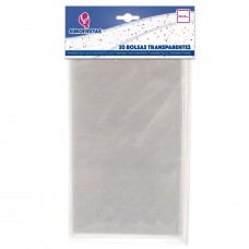 Blister com 20 Saquinhos Transparentes 30x15cm