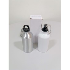 Garrafa de Aluminio 400ml c/ mosquetão