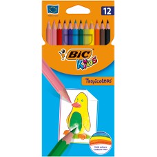 Caixa de 12 lápis de cor Bic