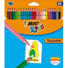 Caixa de 24 lápis de cor Bic