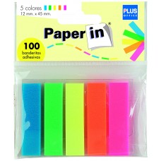 Bandeirinhas adesivas fluo